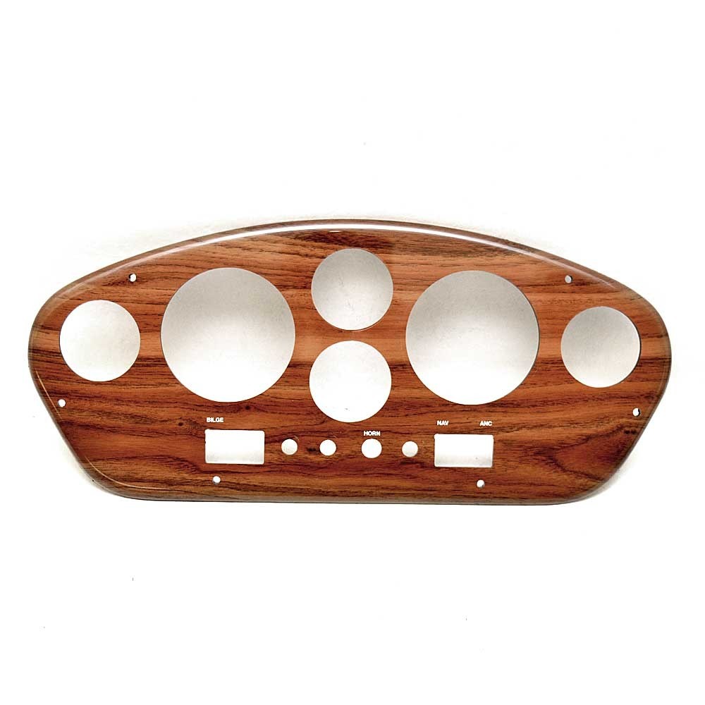 Boat Blank Gauge Panel 16 1/4 x 7 1/8 Inch