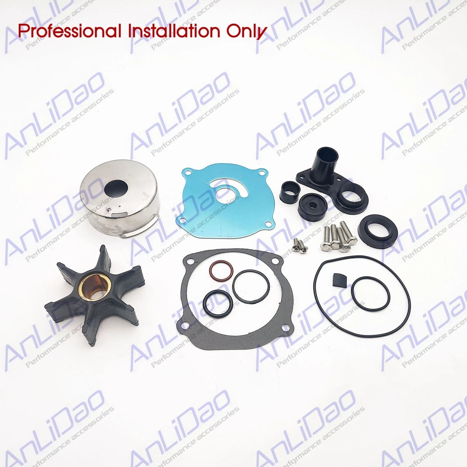 Fit Johnson Evinrude Omc 85hp-300hp Water Pump Kit No Water Shel