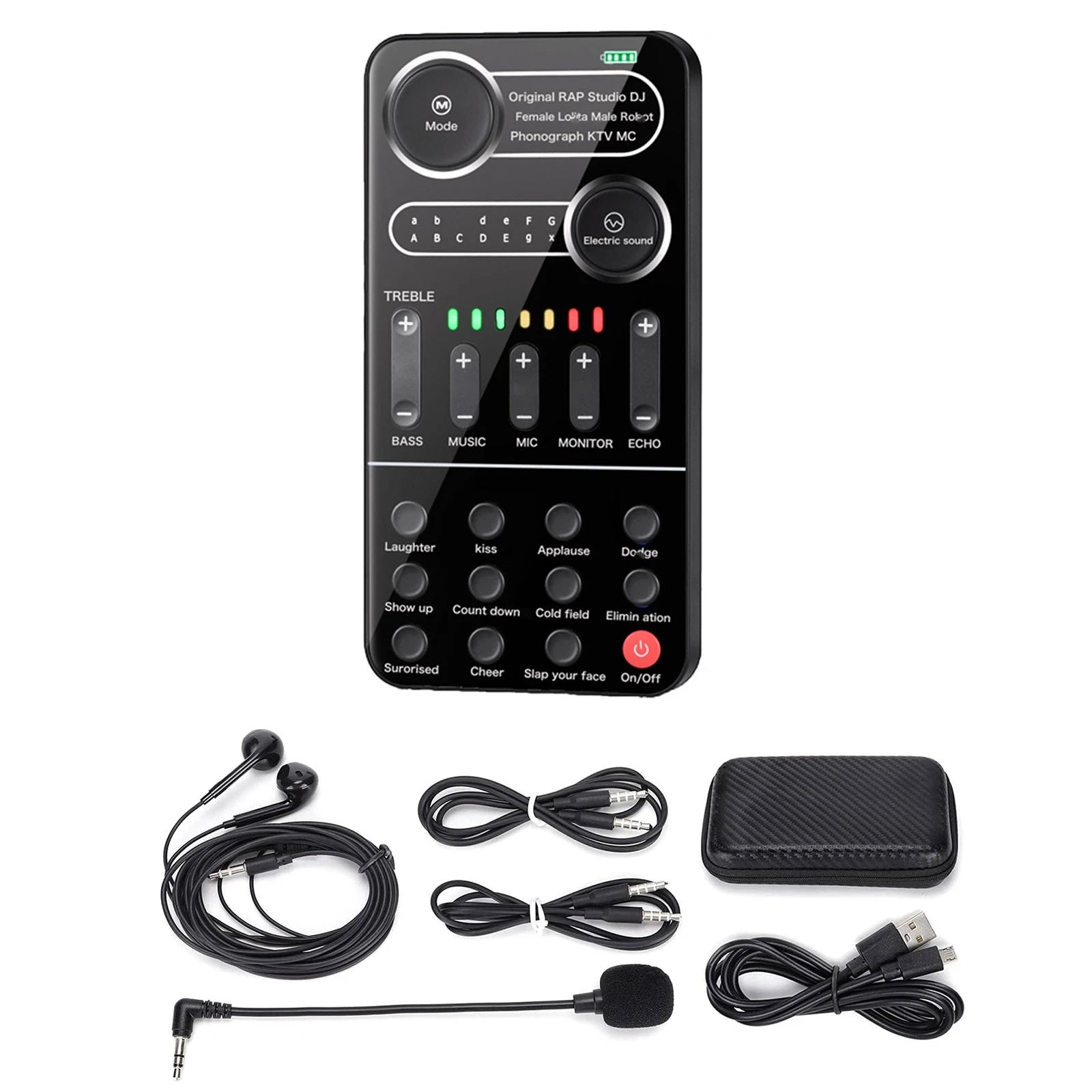For Multi-platform Sound Card Portable Mixer For Live Streaming 13
