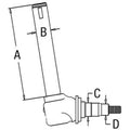 70272281 New Rh Lh Spindle With Standard Tread Fits Allis Chalmers
