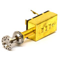 Boat Off/On/On Push-Pull Switch Brass