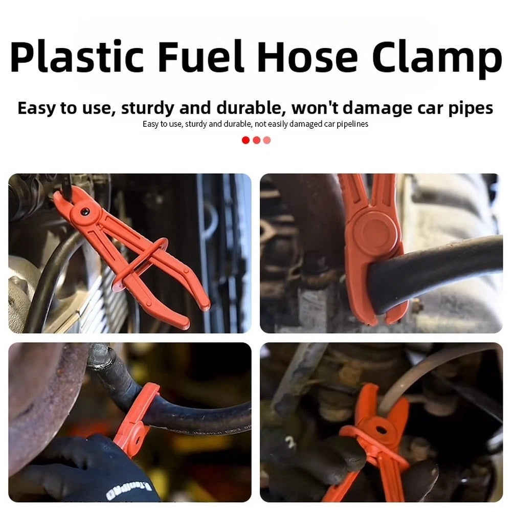 3 Piece Plastic Fuel Line Pinch Off Pliers Set With Straight Bent
