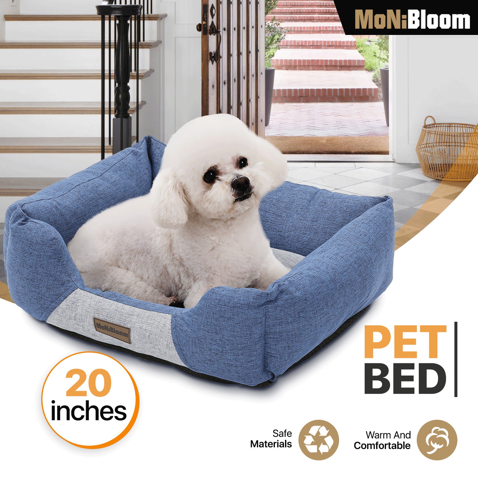 Winter Pet Cat Dog Bed - Fluffy Plush