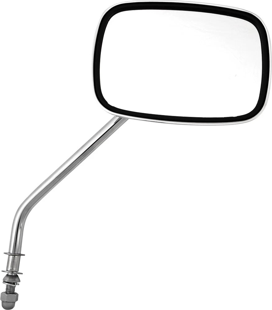 Harddrive Mirror Oe Style 8" Stem Left/right Chrome For Harley