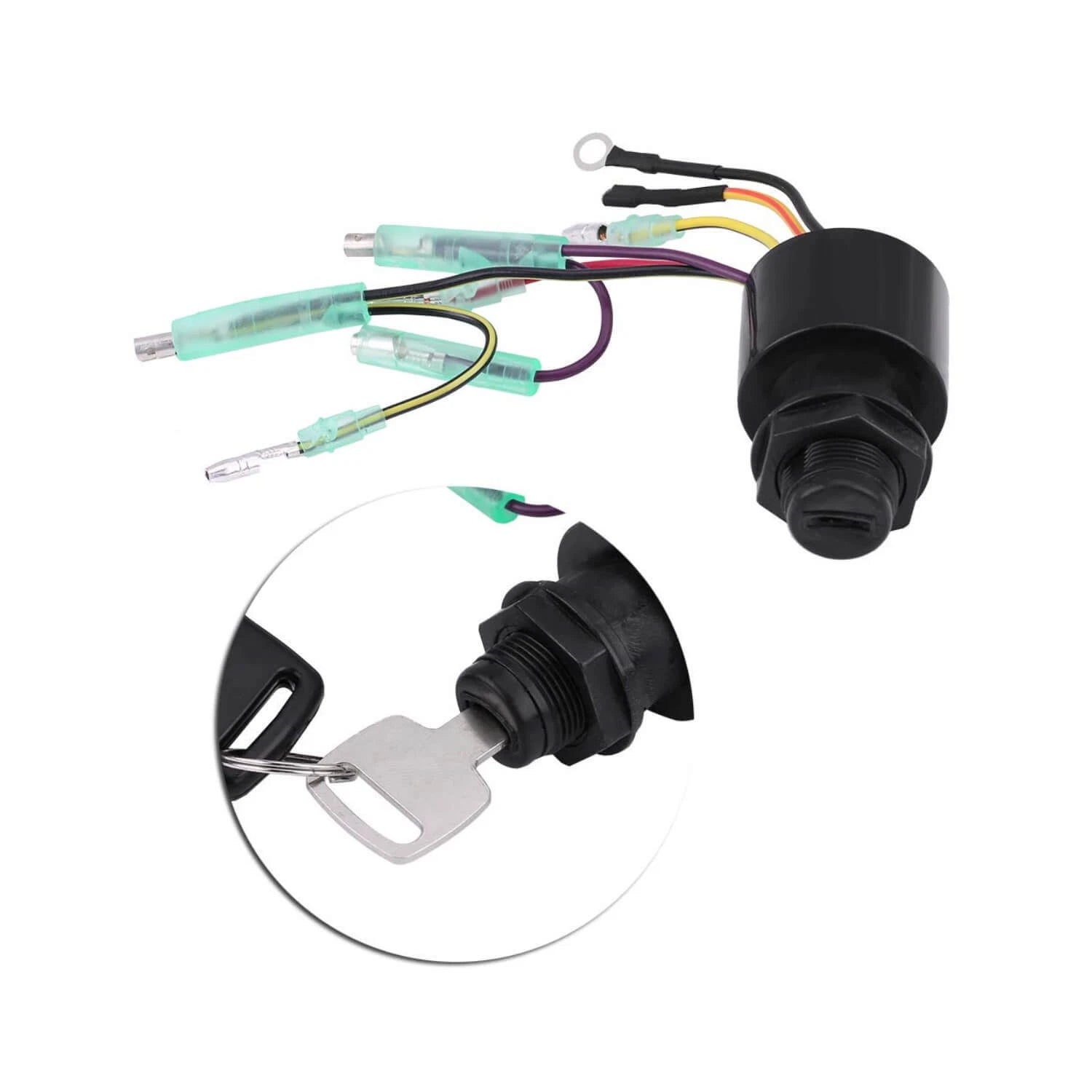 Boat Ignition Key Switch – Mercury Outboard