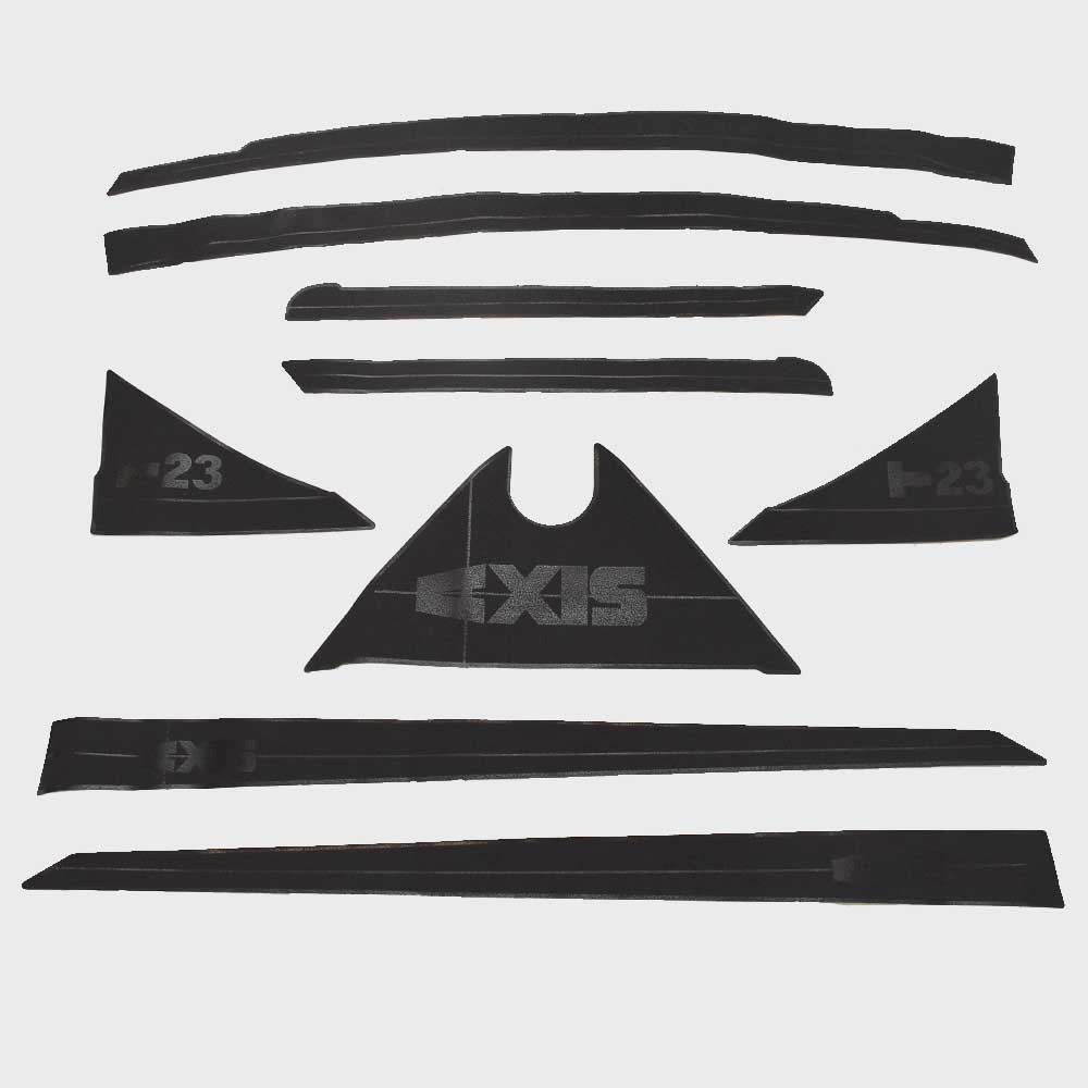 Axis Boat Non-Skid Deck Tracks 5532114 T23 Black Polymer (9PC) by Axis
