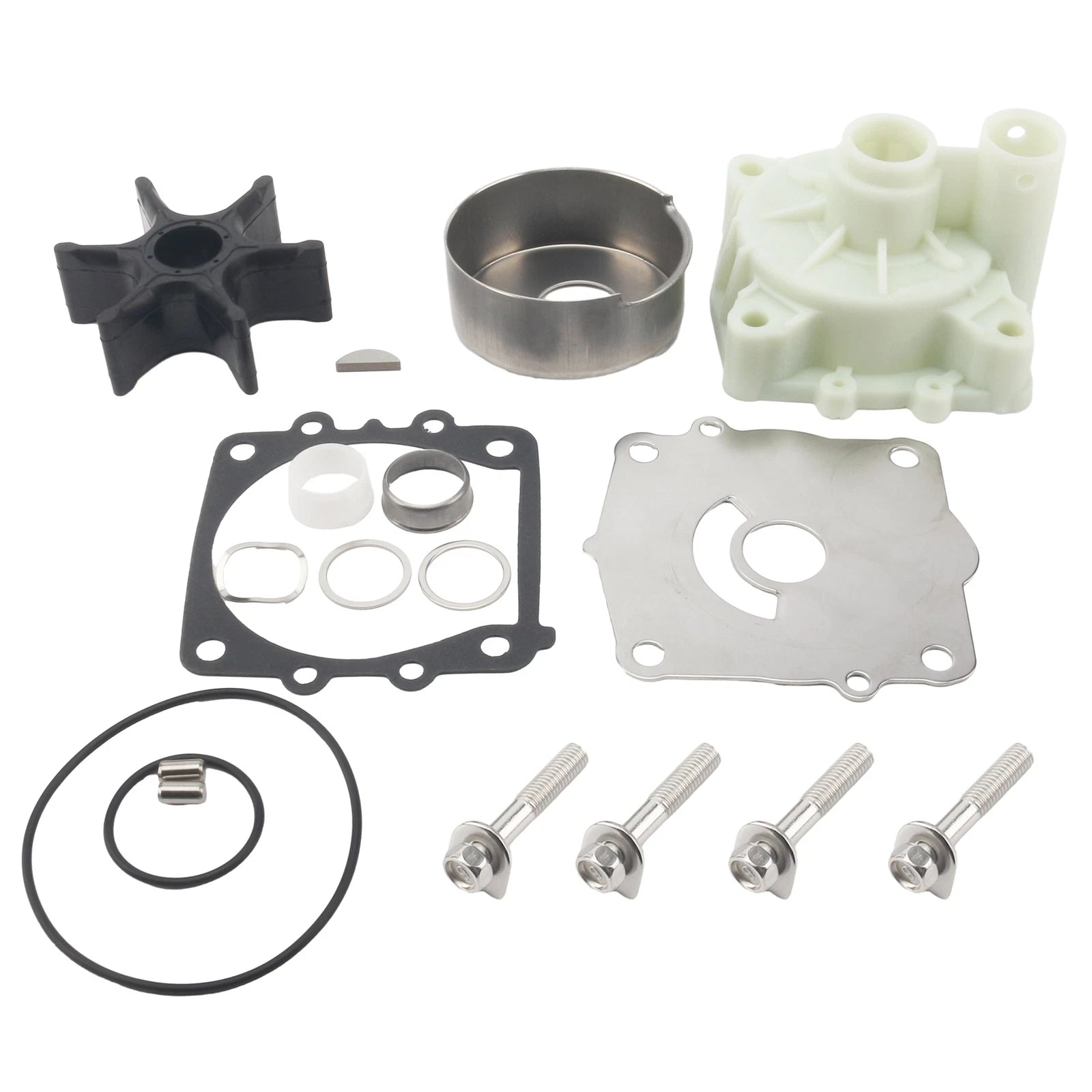 Water Pump Impeller Repair Kit for Yamaha 75/90/115HP (68V Series)