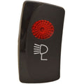 Boat Rocker Switch Plate Light Black Actuator by Carling