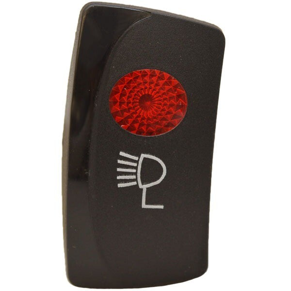 Boat Rocker Switch Plate Light Black Actuator by Carling
