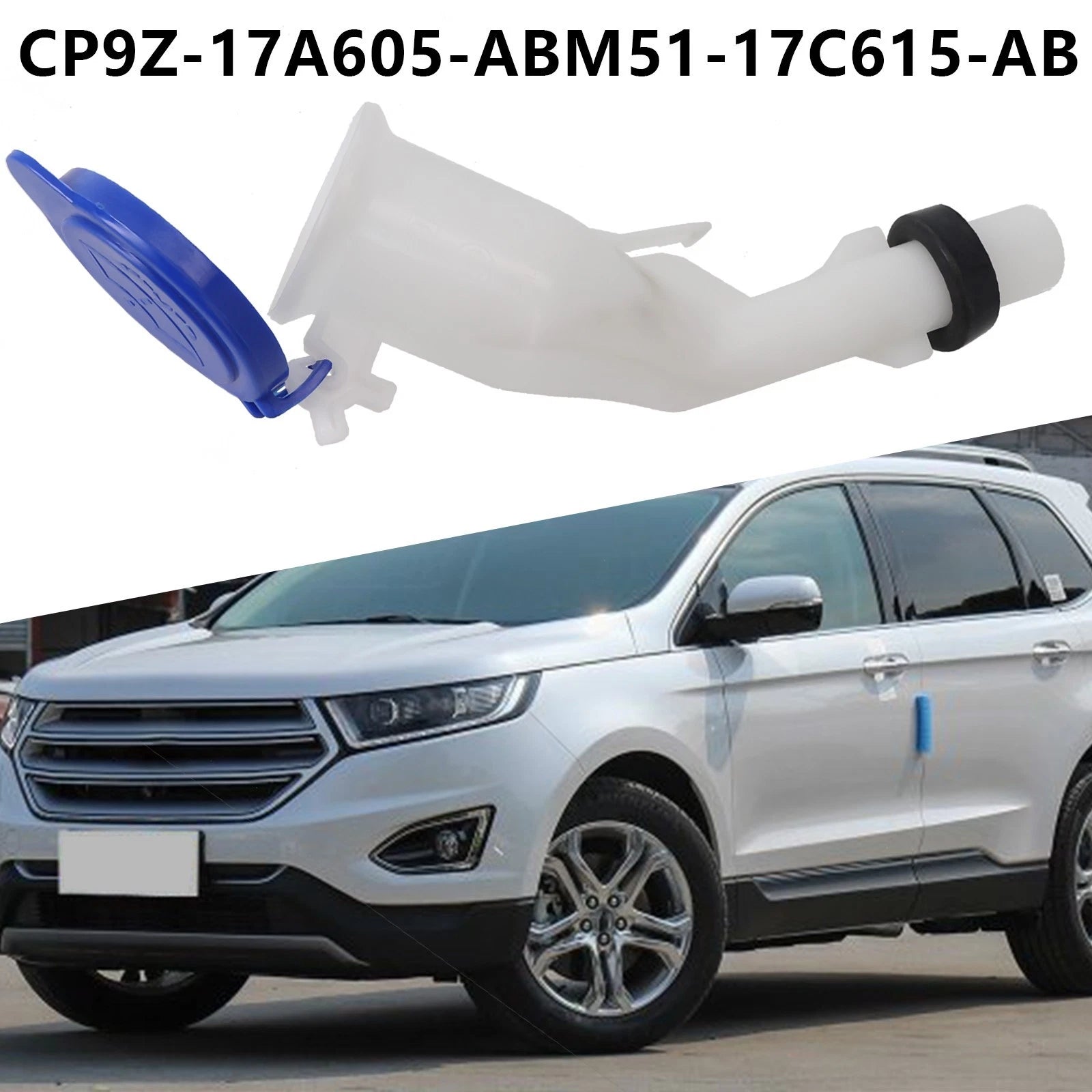 1windshield Washer Fluid Reservoir Filler Tube For Ford Focus 12-17