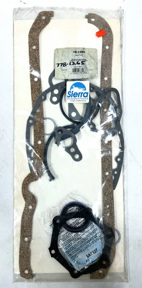 Sierra 18-1265, Gasket Set, Replaces Mercruiser | Hook & Hull Co