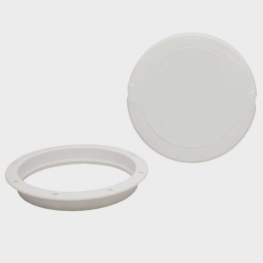 Boat Deck Plate 8 Inch Polar White by Innovative Products