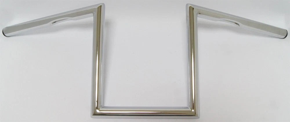 Harddrive 1" Dimpled Z Bar Handlebars With 4.5" Pull Back For Harley