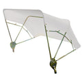6a230 New White Universal 3 Bow Buggy Top 48"