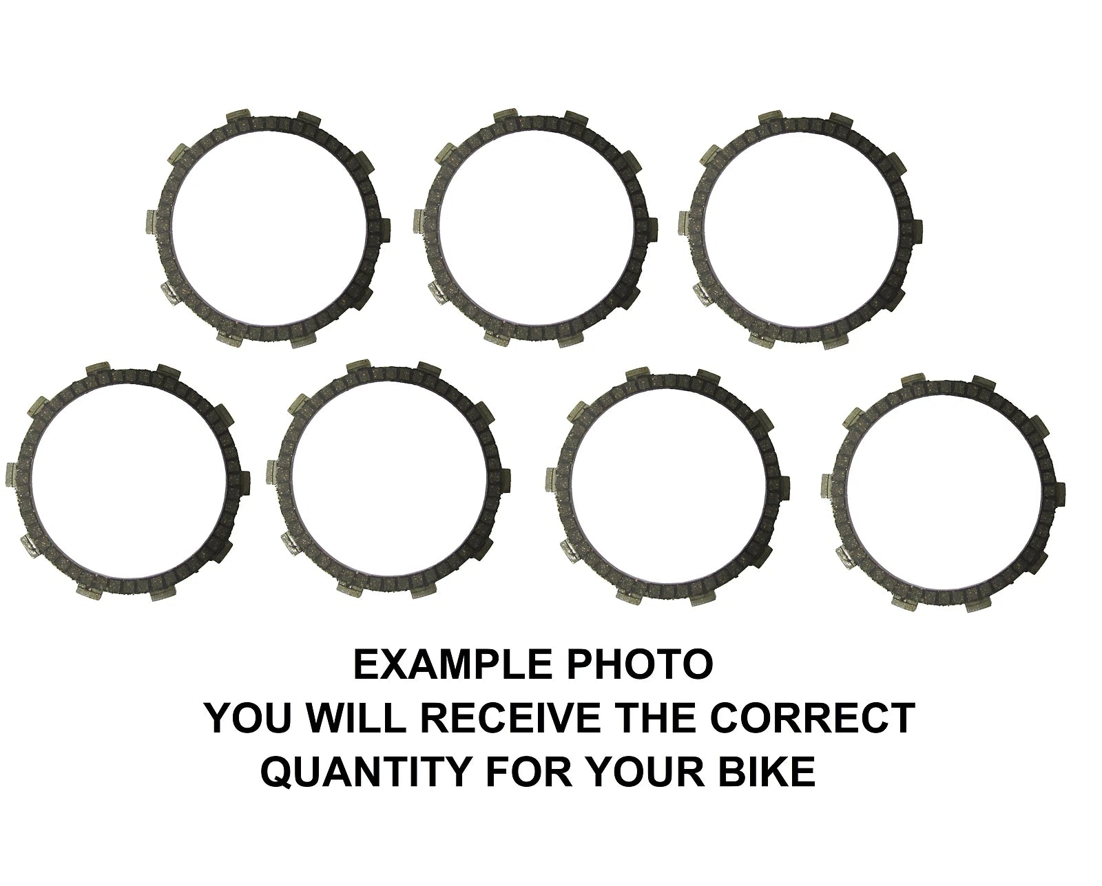 Clutch Friction Plate Set For Kawasaki Er-6f Abs (Ex650daf)