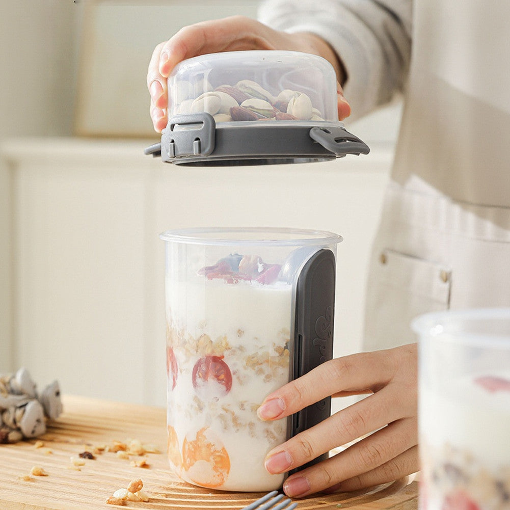Double-Layer Cup for On-the-Go Meals