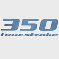 Yamaha Boat Outboard Decal 1035050 | 350 Four Stroke Blue Steel