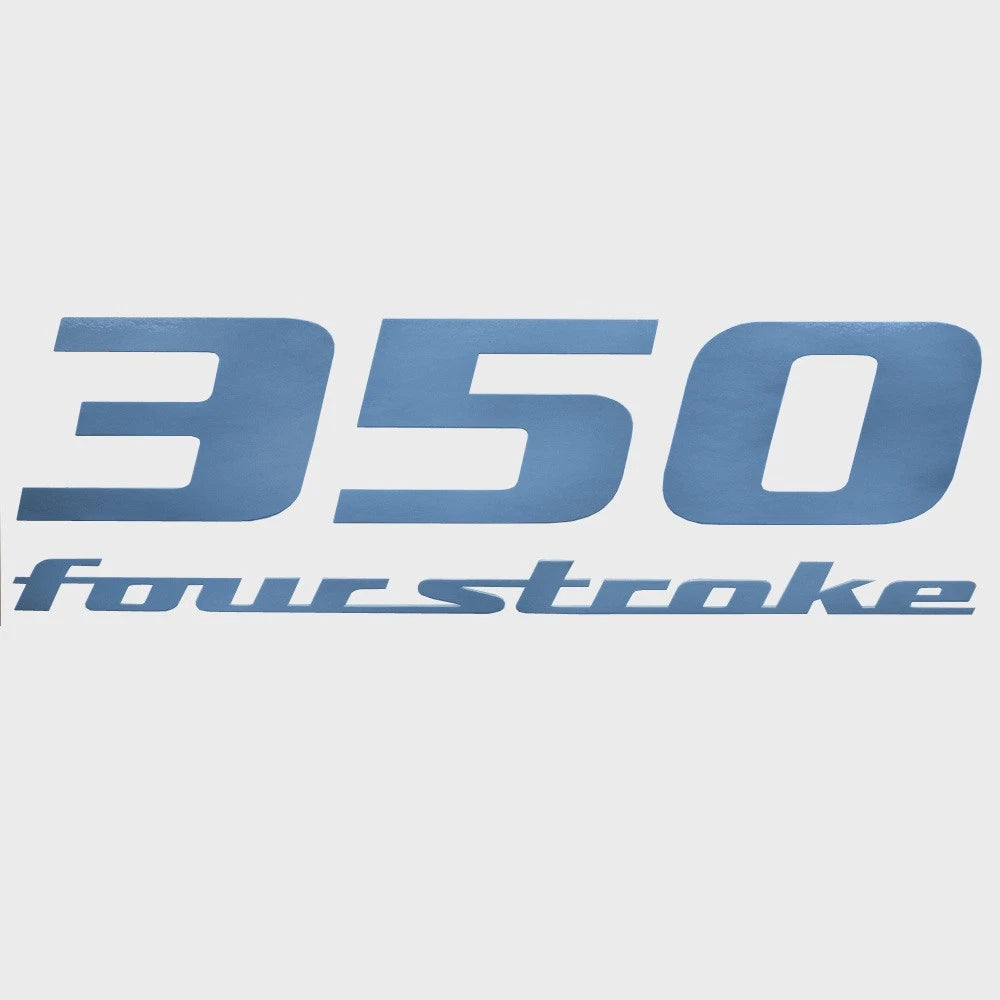 Yamaha Boat Outboard Decal 1035050 | 350 Four Stroke Blue Steel
