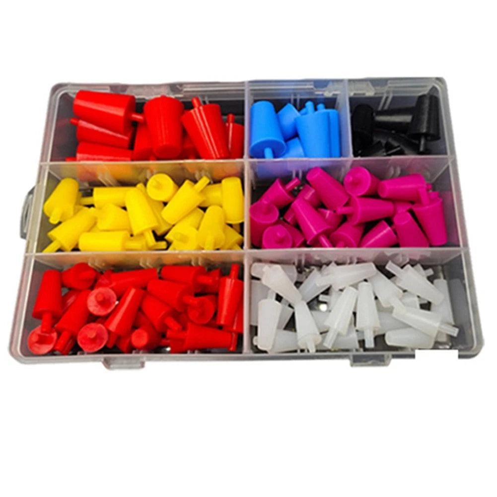 Silicone Masking Cone Assortment Kit With 60 Pieces For Powder Coating
