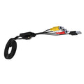1.8m/5.9ft Hdmi To 3rca Av Converter Adapter Cable Lead Usb Power For
