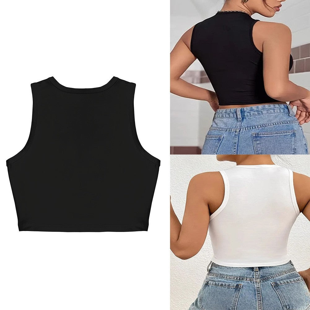 Halter Neck Top Breathable Fabric