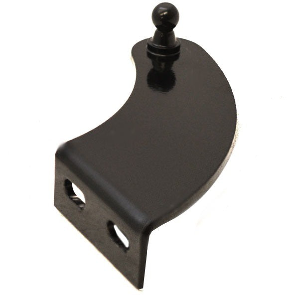 Boat Hatch Shock Mount Aluminum Black Crescent by Crescent