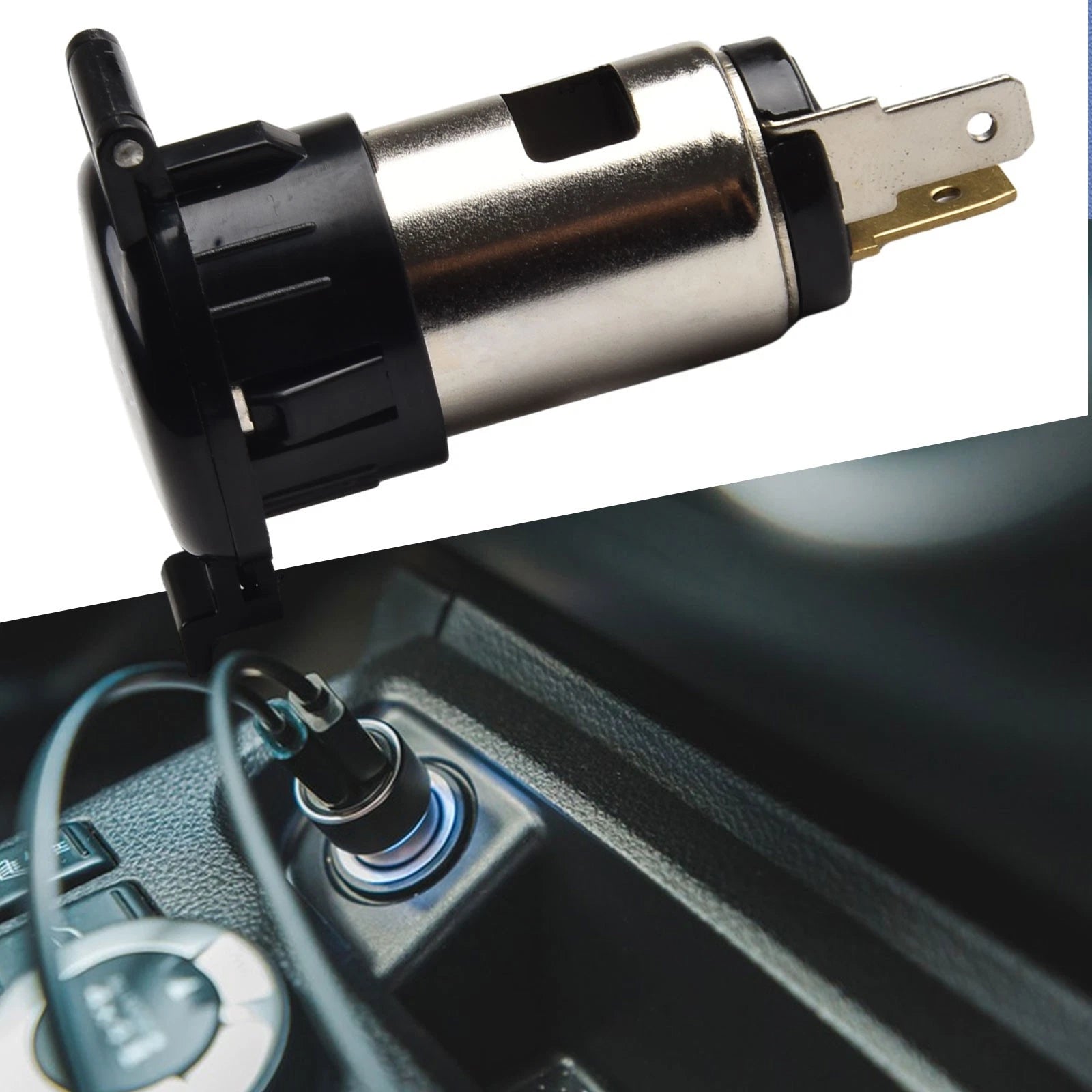 Reliable Car Power Socket 10a For Gps Mobile Phone Camera Stylish
