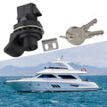 Sturdy Black Locking Latch For Marine Radio Boxes And Tool
