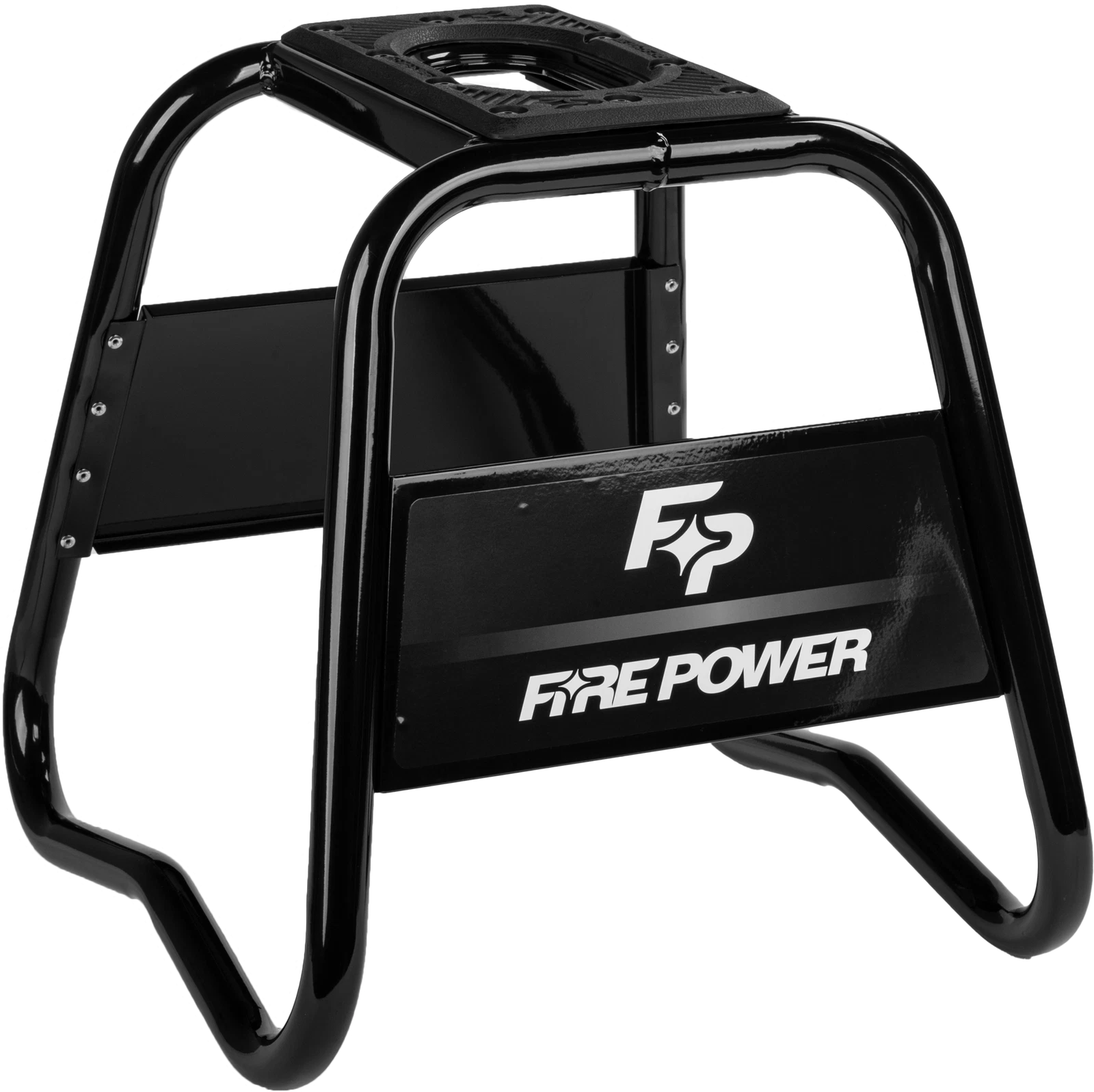 Fire Power Podium Stand Black For Mx & Enduro Bikes 17.25" Height