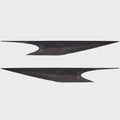 Graphic Decals Boat Black Brown Set of 2