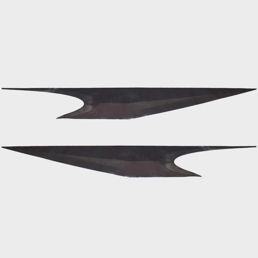 Graphic Decals Boat Black Brown Set of 2