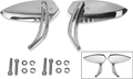 Harddrive Strike Mirror Chrome Pr For V-twin Motorcycles 2000-2023