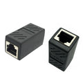 Female to Female Black Cable RJ45