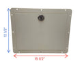 Marine Storage Drawer/tackle Box Face 15 1/2" X 12 1/2"