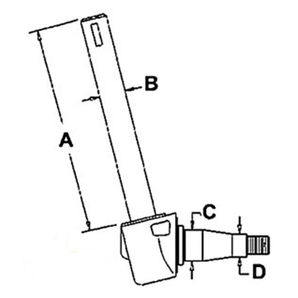 S.60120 Spindle, 519390m91 Fits Massey Ferguson