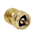 1*solid Brass Propane Refill Tank Adapter Fill 1 Lb Bottle From 20 Lb