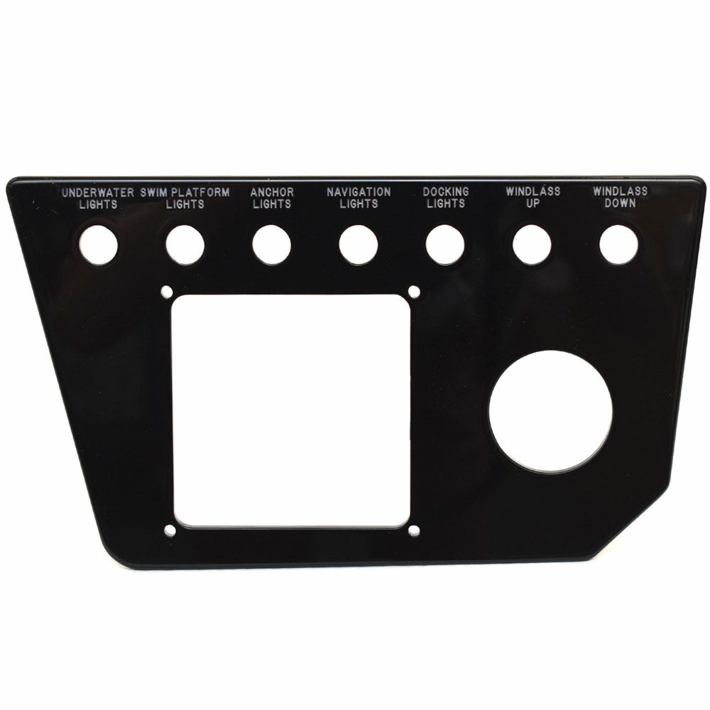 Cobalt Boat Blank Dash Panel Glossy Black by Cobalt