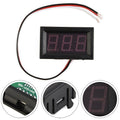 Blue LED Voltmeter Motorcycle Voltage Panel Display