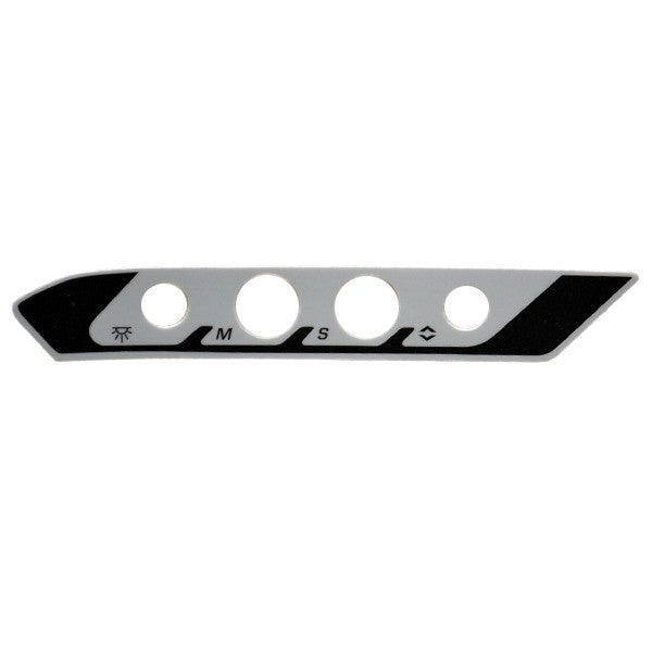 Switch Panel Decal Sea-Doo Black Gray by Sea-Doo