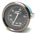 Stratos Boat Speedometer 63268 | Teleflex 3 1/4 Inch Pewter BlackOpens