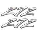Rinker Boat Model Decals 272 Captiva White Stickers Pair by Rinker