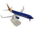 20cm B737 Airline Diecast Airplane Model With Wheels Airplane Model