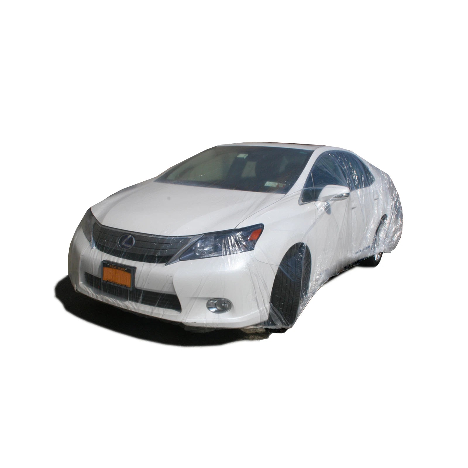 10 Pack Universal Disposable Plastic Auto Vehicle Clear Car Cover
