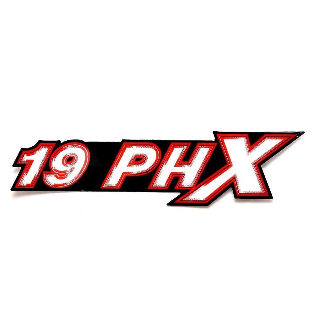 Raised Decal Phoenix 19 PHX Black Red by Phoenix