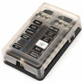 Bluewater Boat Fuse Black Cover 12 Position by Bluewater
