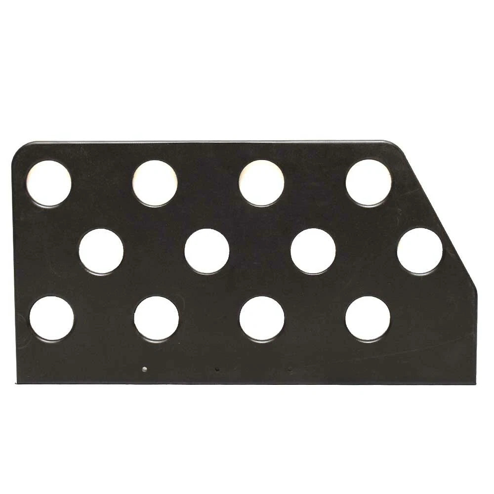 Tracker Boat Rod Holder Plate | 17 X 9 Starboard Black Panel
