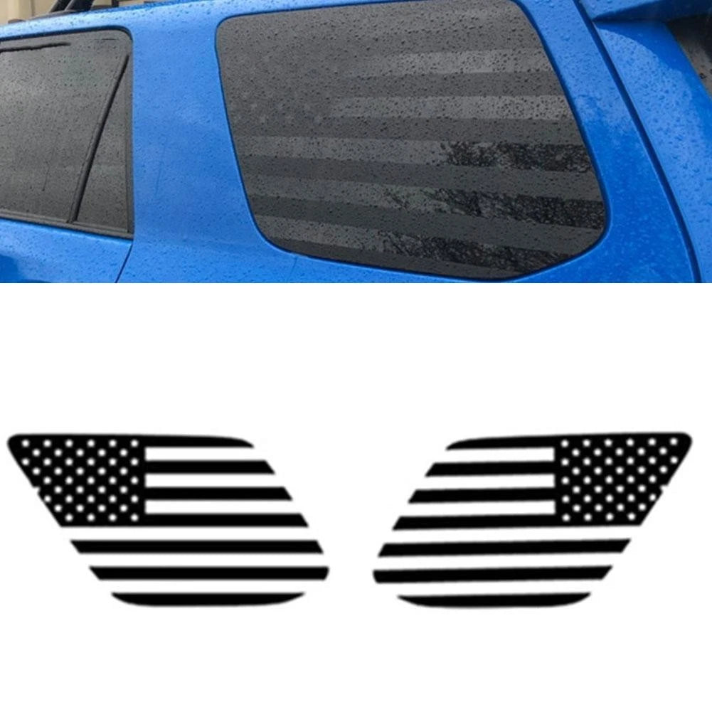 2pcs Precut Flag Stickers Rear Decals For Toyota Replacement Part For