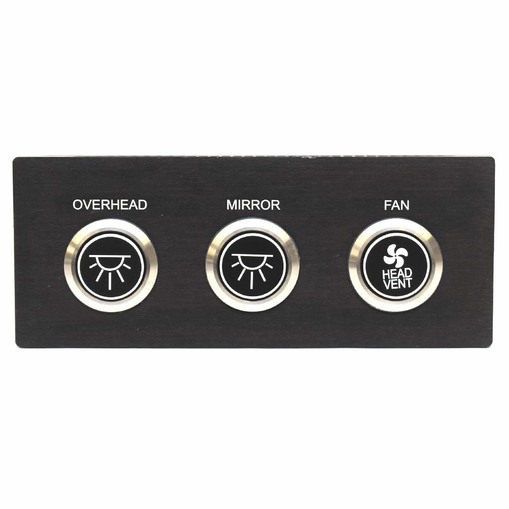 Aviara Boat Head Push Button Switch Panel AV36 AV40 by Aviara