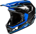 Fly Racing Rayce Repeat Bicycle Helmet Large Black/blue - Full-face