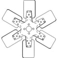 A173716 New 6 Blade Fan Fits Case-ih Harvester Tractor Models 460 560